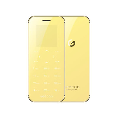 GEECOO MINII1 Card Phone 2G Feature Mobile Phone 154 Inch Thinnest Portable Touch-Button Double Sided Mirror FM GSM 400mAh
GEECOO MINII1 Card Phone 2G Feature Mobile Phone 154 Inch Thinnest Portable Touch-Button Double Sided Mirror FM GSM 400mAh