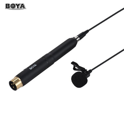 BOYA BY-M11OD Professional Omni-directional XLR Lavalier Condenser Microphone System for Theater Interview Film Stage Audio Record
BOYA BY-M11OD Professional Omni-directional XLR Lavalier Condenser Microphone System for Theater Interview Film Stage Audio Record