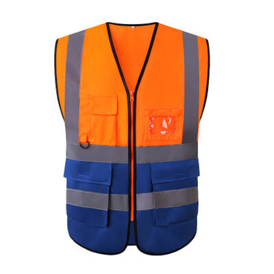 High Visibility Safety Vest with Pockets Reflective Strips Zipper Security Working Clothes Safety Waistcoat
High Visibility Safety Vest with Pockets Reflective Strips Zipper Security Working Clothes Safety Waistcoat