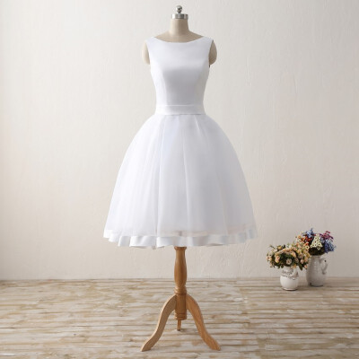 Cheap Short Beach Wedding Dresses 2017 Backless Women Knee Length Organza Satin Formal Bridal Party Gowns White Dress With Bow
Cheap Short Beach Wedding Dresses 2017 Backless Women Knee Length Organza Satin Formal Bridal Party Gowns White Dress With Bow