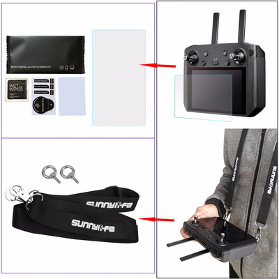 2 in 1 Accessories Kits for DJI Mavic 2 Smart Remote Controller Lanyard Neck Strap With Screen Protective Film Tempered Glass
2 in 1 Accessories Kits for DJI Mavic 2 Smart Remote Controller Lanyard Neck Strap With Screen Protective Film Tempered Glass