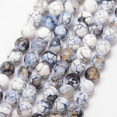 Natural Fire Agate Bead Strands Round Grade A Faceted Dyed & Heated White 8mm Hole 1mm about 47pcsstrand 15"
Natural Fire Agate Bead Strands Round Grade A Faceted Dyed & Heated White 8mm Hole 1mm about 47pcsstrand 15"
