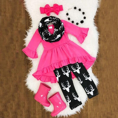 Toddler Baby Girls Xmas Flower Top Blouse Pants Leggings Christmas Outfits Set Clothes
Toddler Baby Girls Xmas Flower Top Blouse Pants Leggings Christmas Outfits Set Clothes