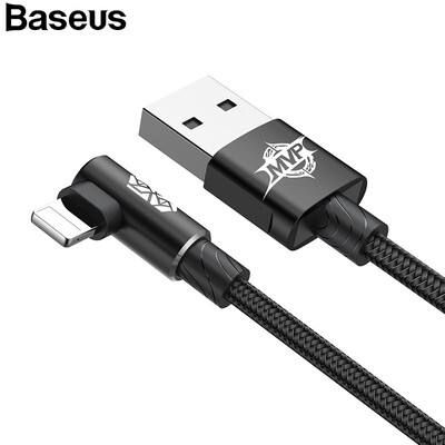 Baseus USB Lightning Cable For iPhone XR Max MVP Elbow USB Lightning Cable For Iphone X 8 7 6s 5 Fast Charging Data Cable
Baseus USB Lightning Cable For iPhone XR Max MVP Elbow USB Lightning Cable For Iphone X 8 7 6s 5 Fast Charging Data Cable