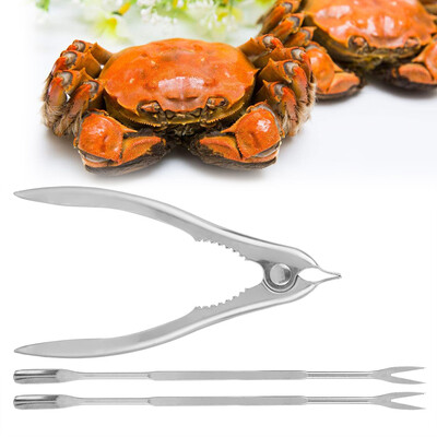 Stainless Steel Lobster Crab Cracker Shell Claw Seafood Forks Nuts Opener Kitchen Gadgets Lobster Forks Lobster Shell Cracker
Stainless Steel Lobster Crab Cracker Shell Claw Seafood Forks Nuts Opener Kitchen Gadgets Lobster Forks Lobster Shell Cracker