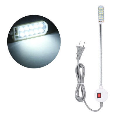 AC110-265v 05w 10 LED EU Plug Sewing Machine Light Lamp Magnetic Fixed Base Button Switch Flexible Bendable Gooseneck Adjustable
AC110-265v 05w 10 LED EU Plug Sewing Machine Light Lamp Magnetic Fixed Base Button Switch Flexible Bendable Gooseneck Adjustable