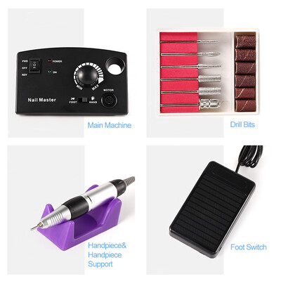 ROSALIND High quality Electric Manicure Drill 25W 35000rpm Nail Art Drill Machine For Nail Drilling
ROSALIND High quality Electric Manicure Drill 25W 35000rpm Nail Art Drill Machine For Nail Drilling
