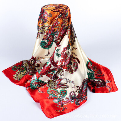 Korean version of the silk scarf large square scarf satin scarf chain large square factory outlet
Korean version of the silk scarf large square scarf satin scarf chain large square factory outlet
