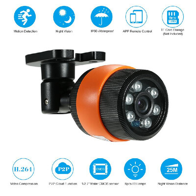 HD 720P IP Camera Waterproof Security Camera Support Cloud Storage P2P Phone APP 14″ CMOS 36MM IR-CUT Filter Infrared Night View
HD 720P IP Camera Waterproof Security Camera Support Cloud Storage P2P Phone APP 14″ CMOS 36MM IR-CUT Filter Infrared Night View