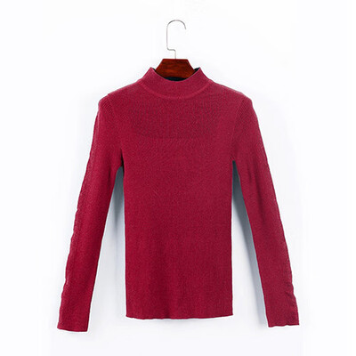 CANVAUS Spring Autumn Women Sexy Slim Elastic Pullover Turtleneck Long Sleeve Knitted Wool Sweater Tops FS145A
CANVAUS Spring Autumn Women Sexy Slim Elastic Pullover Turtleneck Long Sleeve Knitted Wool Sweater Tops FS145A