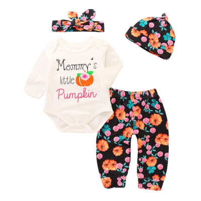 Newborn Baby Girl Clothes Set 100 Cotton Long-sleeved RomperTrousersHatHeadband 4pcs Infant Clothes
Newborn Baby Girl Clothes Set 100 Cotton Long-sleeved RomperTrousersHatHeadband 4pcs Infant Clothes