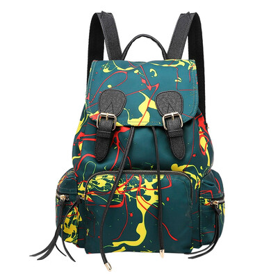 Tailored Soft Leather Casual Fashion Women Nylon Graffiti Handbags Backpack Shoulder Bag
Tailored Soft Leather Casual Fashion Women Nylon Graffiti Handbags Backpack Shoulder Bag