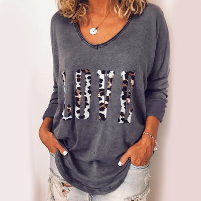 Starmoon Ladies Women Long Sleeve Leopard T-Shirt Loose Top Love Casual Blouse Autumn Tee
Starmoon Ladies Women Long Sleeve Leopard T-Shirt Loose Top Love Casual Blouse Autumn Tee
