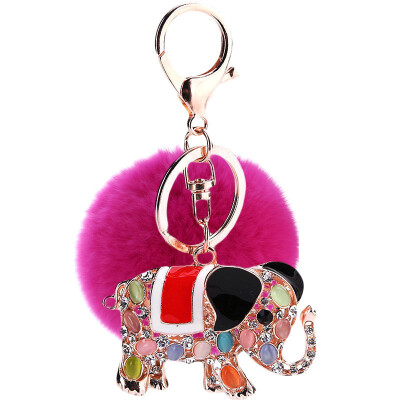 Creative elephant keychain diamond colorful bag mobile phone pendant auspicious metal material customization
Creative elephant keychain diamond colorful bag mobile phone pendant auspicious metal material customization