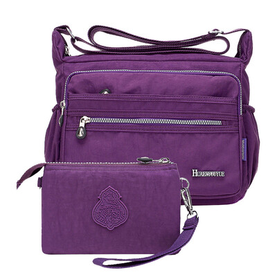 Tailored Women Nylon Shoulder Bag Waterproof Elegant Daily Shopping Handbag Two-piece Set
Tailored Women Nylon Shoulder Bag Waterproof Elegant Daily Shopping Handbag Two-piece Set