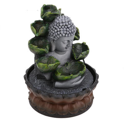 Greensen Mini Desktop Fountain Buddha Statue Resin Craft Home Desktop Decoration EU Plug 220-240V
Greensen Mini Desktop Fountain Buddha Statue Resin Craft Home Desktop Decoration EU Plug 220-240V