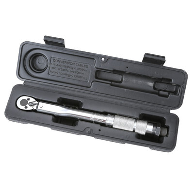 Precision Preset Adjustable Torque Wrench 14 Inch 5-25NM Mirror Surface Plastic Case
Precision Preset Adjustable Torque Wrench 14 Inch 5-25NM Mirror Surface Plastic Case