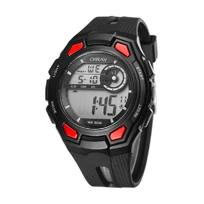 DIRAY 50M Water-resistant Large Dial Digital Men Watches Sport Wristwatches Luminous Military Relogio Masculino
DIRAY 50M Water-resistant Large Dial Digital Men Watches Sport Wristwatches Luminous Military Relogio Masculino