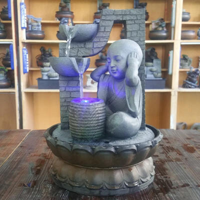Greensen Mini Desktop Fountain Unique Shape Water Ornaments Home Desk Decoration EU Plug 220-240V
Greensen Mini Desktop Fountain Unique Shape Water Ornaments Home Desk Decoration EU Plug 220-240V