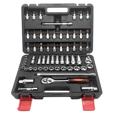 Fuxing FX329 61 sets of auto repair tool set 10mm series fly ratchet wrench socket set steam protection mechanical repair tool set car kit
Fuxing FX329 61 sets of auto repair tool set 10mm series fly ratchet wrench socket set steam protection mechanical repair tool set car kit