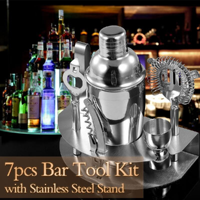 7pcs Bar Tool Cocktail Shaker Stainless Steel Stand Bartender Kit Jigger Opener Shaker Tong Drink Mixing for Parties Bar
7pcs Bar Tool Cocktail Shaker Stainless Steel Stand Bartender Kit Jigger Opener Shaker Tong Drink Mixing for Parties Bar