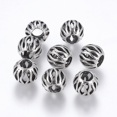 Tibetan Style Alloy European Beads Large Hole Beads Rondelle Antique Silver 9x85mm Hole 45mm
Tibetan Style Alloy European Beads Large Hole Beads Rondelle Antique Silver 9x85mm Hole 45mm