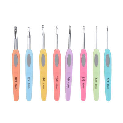 Greensen New Aluminium Crochet Hook Knitting Needles Stitches With Colourful Soft Plastic Handle
Greensen New Aluminium Crochet Hook Knitting Needles Stitches With Colourful Soft Plastic Handle