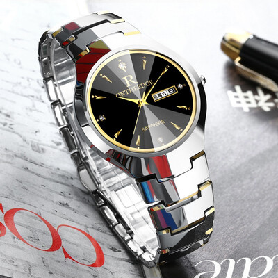 New Tungsten Steel Watch Mens Male Watch Quartz Watch Waterproof Business Super Thin Lovers Watches
New Tungsten Steel Watch Mens Male Watch Quartz Watch Waterproof Business Super Thin Lovers Watches