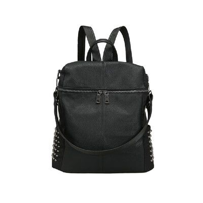 Fashion Women Backpack PU Leather Zipper Adjustable Strap Solid Causal OL Shoulder Bag Handbag Black
Fashion Women Backpack PU Leather Zipper Adjustable Strap Solid Causal OL Shoulder Bag Handbag Black