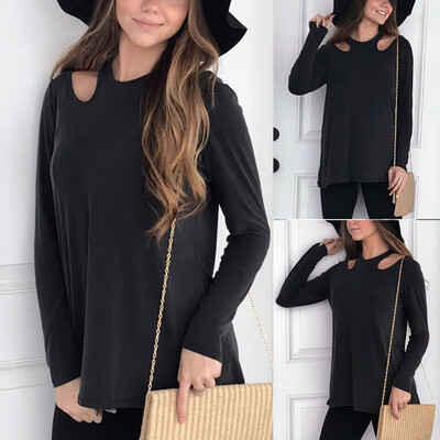 Starmoon Fashion Women Casual Solid Hollow Out Long Sleeve Tops Blouse Pullover T-Shirt
Starmoon Fashion Women Casual Solid Hollow Out Long Sleeve Tops Blouse Pullover T-Shirt