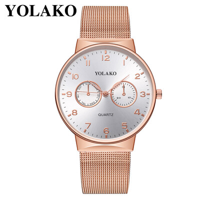 Gobestart YOLAKO Mens Quartz Stainless Steel Band Newv Strap Watch Analog Wrist Watch
Gobestart YOLAKO Mens Quartz Stainless Steel Band Newv Strap Watch Analog Wrist Watch