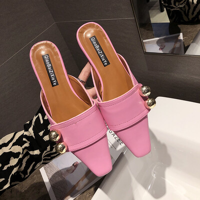 Baotou Semi-slippers Women wear Flat Bottom Square Head Fashion Korean Version Baita ins Slippers Slippers Slippers Slipper Miller
Baotou Semi-slippers Women wear Flat Bottom Square Head Fashion Korean Version Baita ins Slippers Slippers Slippers Slipper Miller