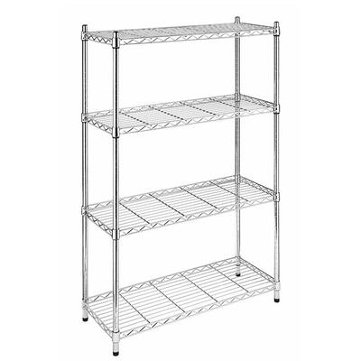 4-Tire 56x36x14" Steel Rack Metal Shelf Adjustable Unit Garage Kitchen StorageChrome
4-Tire 56x36x14" Steel Rack Metal Shelf Adjustable Unit Garage Kitchen StorageChrome