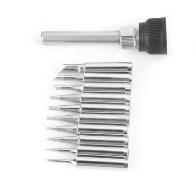 Greensen 11Pcs 900M-T Series Soldering Iron Tip Head Set Replacement Parts for 936 Soldering Station
Greensen 11Pcs 900M-T Series Soldering Iron Tip Head Set Replacement Parts for 936 Soldering Station