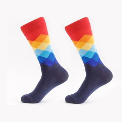 Mens Middle Stockings Colored Rhombus Lattice Socks Pure Cotton Socks Breathable Multicolour Hose
Mens Middle Stockings Colored Rhombus Lattice Socks Pure Cotton Socks Breathable Multicolour Hose