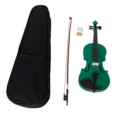 Ktaxon 44 Green Acoustic Violin Fiddle with Hard Case Bow Rosin Full Size for beginning
Ktaxon 44 Green Acoustic Violin Fiddle with Hard Case Bow Rosin Full Size for beginning