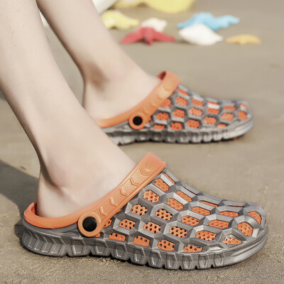 Sandals 2019 new big slippers mens Korean version of the trend semi-towed beach air anti-skid soft bottom summer hole shoes
Sandals 2019 new big slippers mens Korean version of the trend semi-towed beach air anti-skid soft bottom summer hole shoes