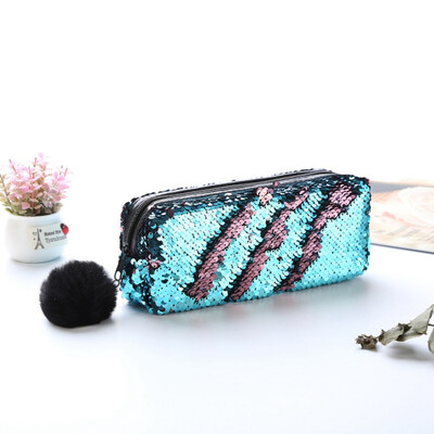 New 2019 Sequin Cosmetic Bag Color Reversible Sequin Pencil Bags Girls Cosmetic Case Gift
New 2019 Sequin Cosmetic Bag Color Reversible Sequin Pencil Bags Girls Cosmetic Case Gift