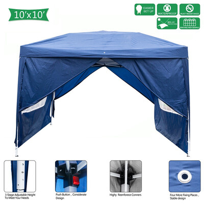 Folding Tent 3 x 3m Two Doors & Two Windows Practical Waterproof Folding Tent Blue Pop Up Canopy
Folding Tent 3 x 3m Two Doors & Two Windows Practical Waterproof Folding Tent Blue Pop Up Canopy