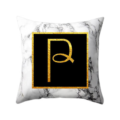 Modern Pillowcases 4545 Gold Alphabet Word Letter White Marble Pattern Pillow Case Super Soft Throw Sofa Bed Cushion Cover Protec
Modern Pillowcases 4545 Gold Alphabet Word Letter White Marble Pattern Pillow Case Super Soft Throw Sofa Bed Cushion Cover Protec