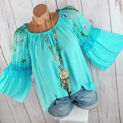 Plus Size Women Retro Boho Floral Blouse Long Bell Sleeve Top Ladies Tunic Shirt
Plus Size Women Retro Boho Floral Blouse Long Bell Sleeve Top Ladies Tunic Shirt