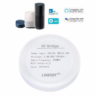 eWeLink RF Bridge 433MHz Smart Home Automation Module Wifi Wireless Switch Universal Timer DIY Convert 433MHz RF Remote Controller
eWeLink RF Bridge 433MHz Smart Home Automation Module Wifi Wireless Switch Universal Timer DIY Convert 433MHz RF Remote Controller