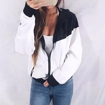 Roseonmyhand Women Long Sleeve Patchwork Thin Skinsuits Hooded Zipper Pockets Sport Coat
Roseonmyhand Women Long Sleeve Patchwork Thin Skinsuits Hooded Zipper Pockets Sport Coat