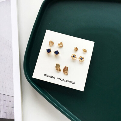 Earrings for Women Stars Heart Flowers Cute Stud Earrings Set Girls Personality Pearl Earrings Jewelry Gifts
Earrings for Women Stars Heart Flowers Cute Stud Earrings Set Girls Personality Pearl Earrings Jewelry Gifts