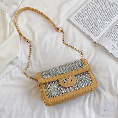 New small bag Western style handbags new 2019 Messenger bag female wild ins laser chain small square bag
New small bag Western style handbags new 2019 Messenger bag female wild ins laser chain small square bag