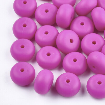 Food Grade Environmental Silicone Beads Chewing Beads For Teethers DIY Nursing Necklaces Making Flat Round Orchid 14x8mm Hol
Food Grade Environmental Silicone Beads Chewing Beads For Teethers DIY Nursing Necklaces Making Flat Round Orchid 14x8mm Hol