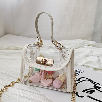 Tailored Children Contrast Transparent Shoulder Messenger Bag Coin Purse Pack For Child
Tailored Children Contrast Transparent Shoulder Messenger Bag Coin Purse Pack For Child