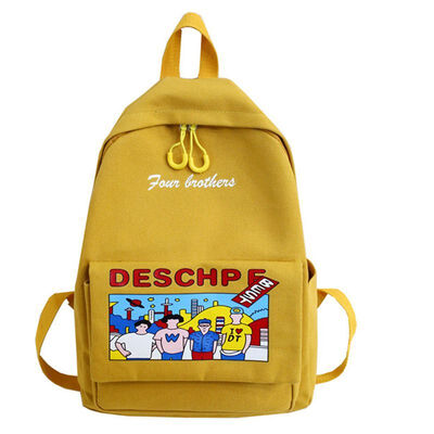 Schoolbag girl ins Korean Harajuku ulzzang high school students canvas ancient feeling backpack campus
Schoolbag girl ins Korean Harajuku ulzzang high school students canvas ancient feeling backpack campus