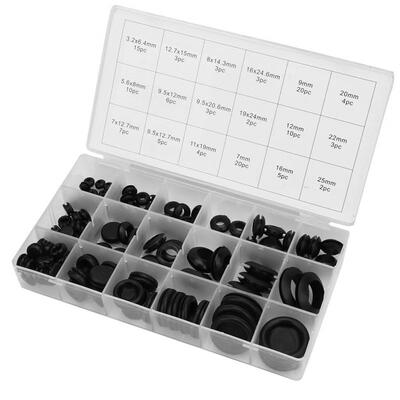 Greensen 125pcsbox Rubber Grommet Multi Sizes Grommet Gasket for Protect Wire Cable Hose
Greensen 125pcsbox Rubber Grommet Multi Sizes Grommet Gasket for Protect Wire Cable Hose