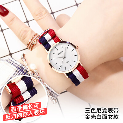 Womens watch waterproof fashion trend student quartz couple watch Korean version of the simple casual womens watch
Womens watch waterproof fashion trend student quartz couple watch Korean version of the simple casual womens watch